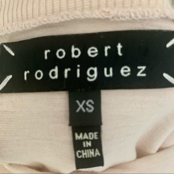 ROBERT RODRIGUEZ Blush Pink Knit Silk Top Size XS - Picture 2 of 16